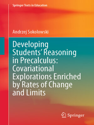 cover image of Developing Students' Reasoning in Precalculus